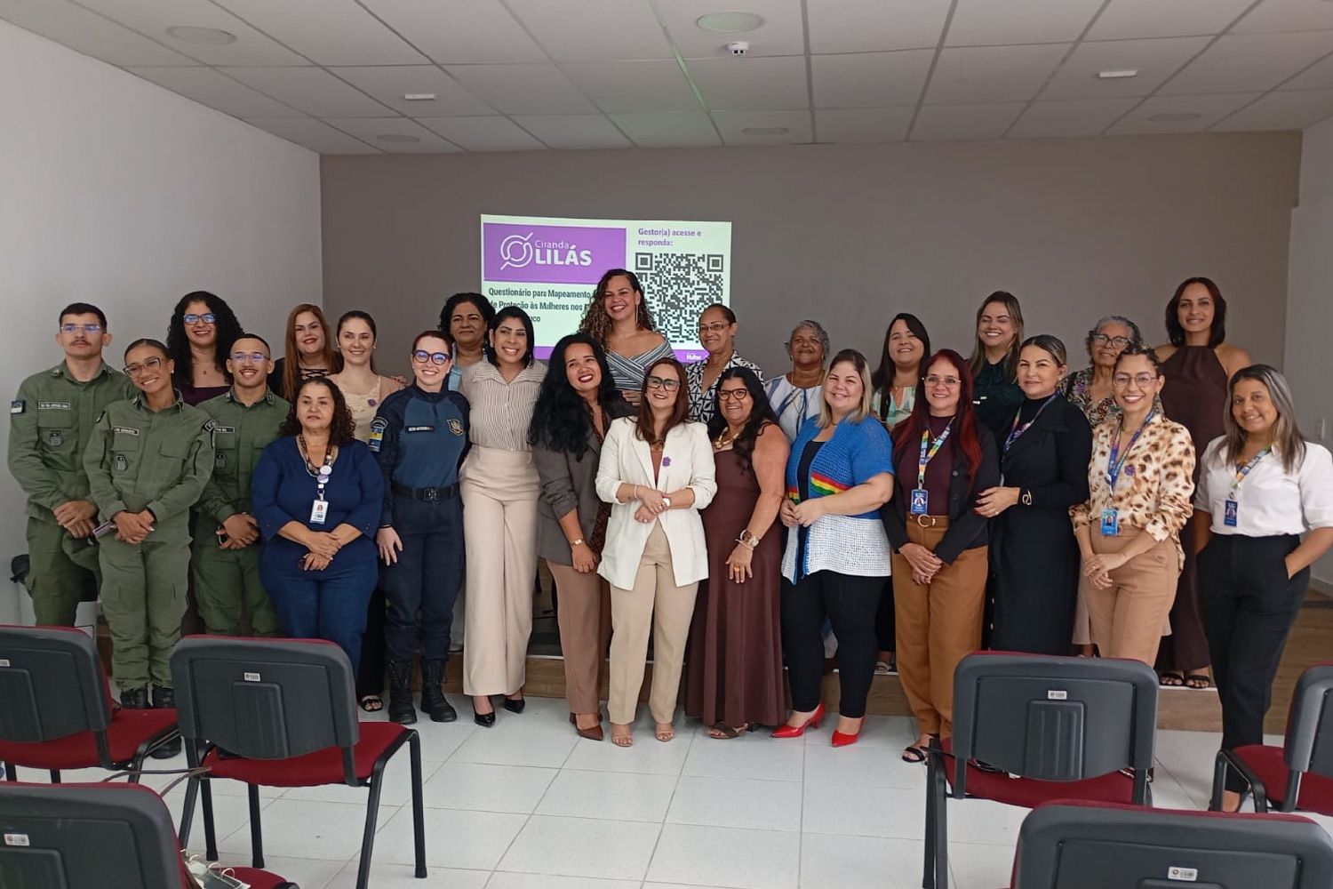Ciranda Lilás em Olinda: Projeto aproxima mulheres dos serviços de proteção