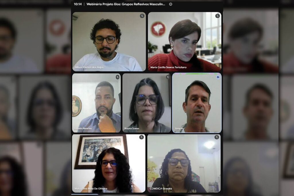 MPPE promove webinário para troca de experiência sobre grupos reflexivos masculinos